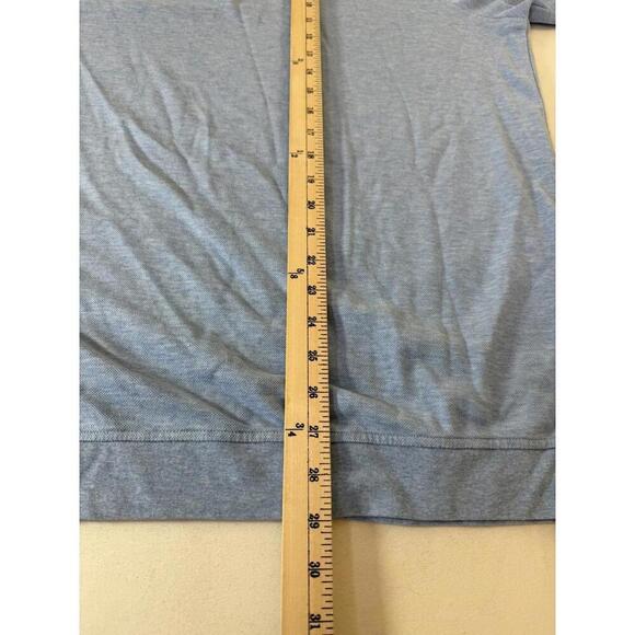 Peter Millar 2XL XXL Crown Comfort Pullover 1/4 Zip Cottage Blue Golf - Picture 6 of 6